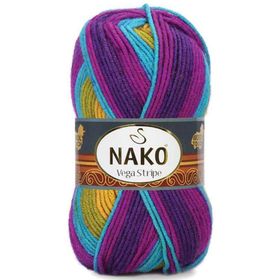 Nako Vega Stripe 82410 El Örgü İpi
