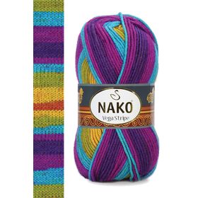 Nako Vega Stripe 82410 El Örgü İpi