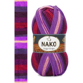 Nako Vega Stripe 82412 El Örgü İpi