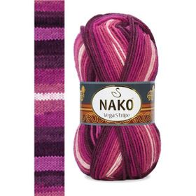 Nako Vega Stripe 82413 El Örgü İpi