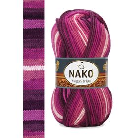 Nako Vega Stripe 82413 El Örgü İpi