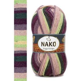 Nako Vega Strıpe 82414 Örgü İpi
