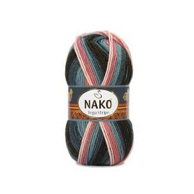 Nako Vega Stripe 82418 Örgü İpi