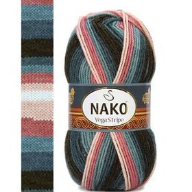 Nako Vega Stripe 82418 Örgü İpi