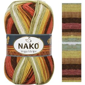 Nako Vega Stripe 82419 El Örgü İpi