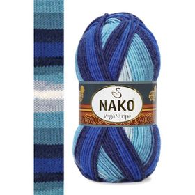 Nako Vega Stripe 82423 El Örgü İpi