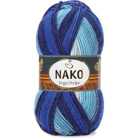 Nako Vega Stripe 82423 El Örgü İpi