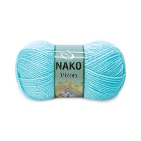Nako Vizon 10535 Açık Turkuaz El Örgü İpliği