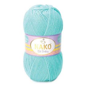Nako Vizon 10535 Açık Turkuaz El Örgü İpliği