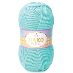 Nako Vizon 10535 Açık Turkuaz El Örgü İpliği