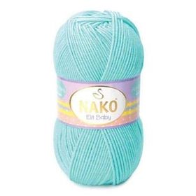 Nako Vizon 10535 Açık Turkuaz El Örgü İpliği