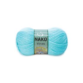 Nako Vizon 10535 Açık Turkuaz El Örgü İpliği