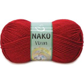 Nako Vizon 1175 Koyu Kırmızı Örgü İpi