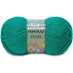 Nako Vizon 181 Ördek Başı Yeşil Örgü İpi