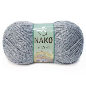 Nako Vizon 194 Gri Melanj Örgü İpi