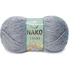 Nako Vizon 194 Gri Melanj Örgü İpi