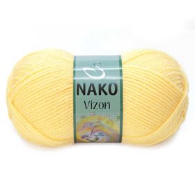 Nako Vizon 215 Saman Sarı Örgü İpi