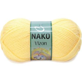 Nako Vizon 215 Saman Sarı Örgü İpi