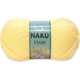 Nako Vizon 215 Saman Sarı Örgü İpi