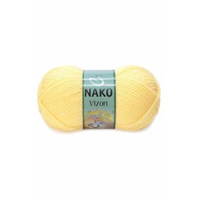 Nako Vizon 215 Saman Sarı Örgü İpi
