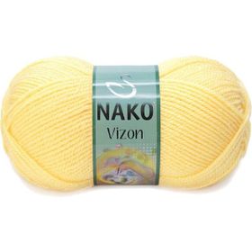 Nako Vizon 215 Saman Sarı Örgü İpi