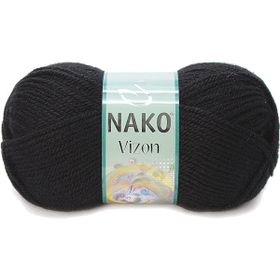 Nako Vizon 217 Siyah El Örgü İpi