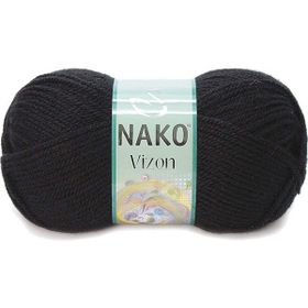 Nako Vizon 217 Siyah El Örgü İpi