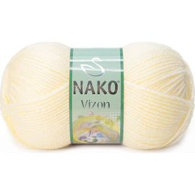 Nako Vizon 256 Krem El Örgü İpi