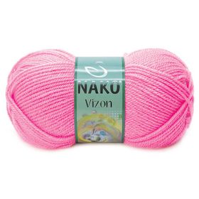 Nako Vizon 4211 Pembe El Örgü İpi