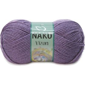 Nako Vizon 6684 Açık Mürdüm El Örgü İpliği