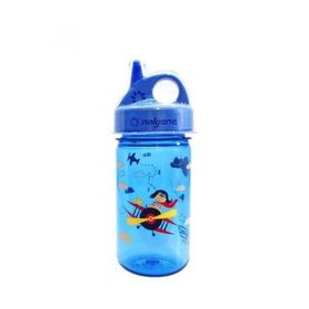 Nalgene 12oz Grip-n-Gulp Kids Blue Airplane Tritan Suluk