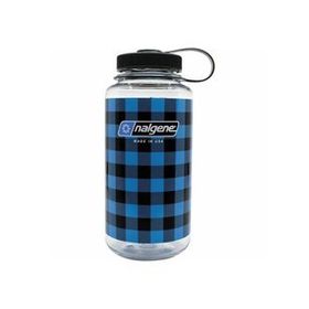Nalgene 32 Oz Wide Mouth Blue Plaid Suluk