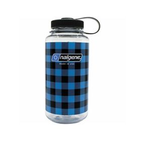 Nalgene 32 Oz Wide Mouth Blue Plaid Suluk