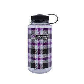 Nalgene 32 Oz Wide Mouth Purple Plaid Suluk