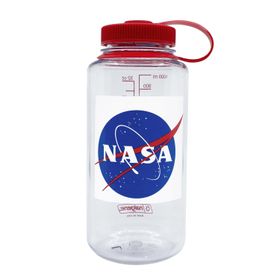 Nalgene 32 Oz Wm Clear Kırmızı Cap Nasa Limited Edition Tritan Suluk
