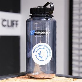 Nalgene 32 Oz WM Gray Sustain W Black Suluk