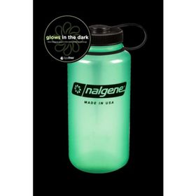 Nalgene 32oz WM Green Glow / Siyah Cap Tritan Suluk