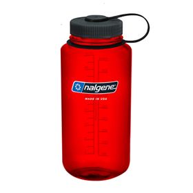 Nalgene 32oz WM Kırmızı Siyah Cap Tritan Suluk