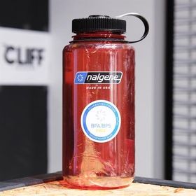 Nalgene 32oz WM Kırmızı Siyah Cap Tritan Suluk