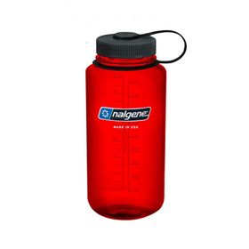 Nalgene 32oz WM Kırmızı Siyah Cap Tritan Suluk