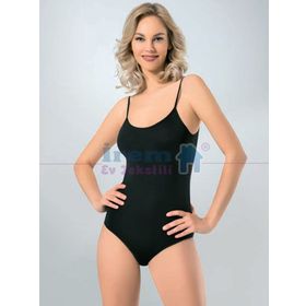 Namaldi 261 Likralı Çıtçıtlı İp Askılı Kadın Body