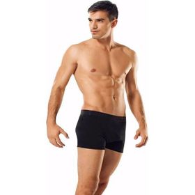 Namaldı 3'lü Siyah Likralı Elastan Erkek Boxer