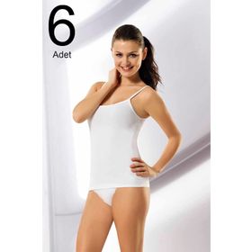 Namaldı ELF568N296CCM6 Beyaz Kadın Atlet