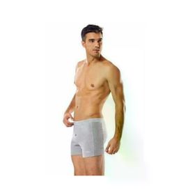 Namaldi N146 Gri Düğmeli Likralı Erkek Boxer