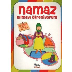 NAMAZ KILMAYI ÖĞRENIYORUM (KIZ 3-7 YAŞ) BOYAMA KITABI - GENEL