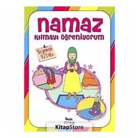 NAMAZ KILMAYI ÖĞRENIYORUM (KIZ 3-7 YAŞ) BOYAMA KITABI - GENEL