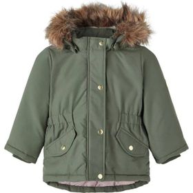Name İt Nmfmarlın Parka Jacket Haki Kadın Mont