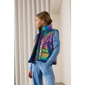 Name İt NMFMOLINA VEST SHINY Modeli Mor Renk Kız Çocuk Yelek