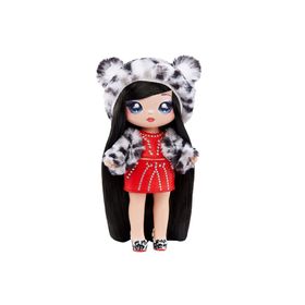 Nanana 119364 Surprise 2 İn 1 Cozy Leona White Kar Leoparlı Sürpriz Bebeği