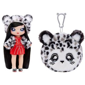 Nanana 119364 Surprise 2 İn 1 Cozy Leona White Kar Leoparlı Sürpriz Bebeği